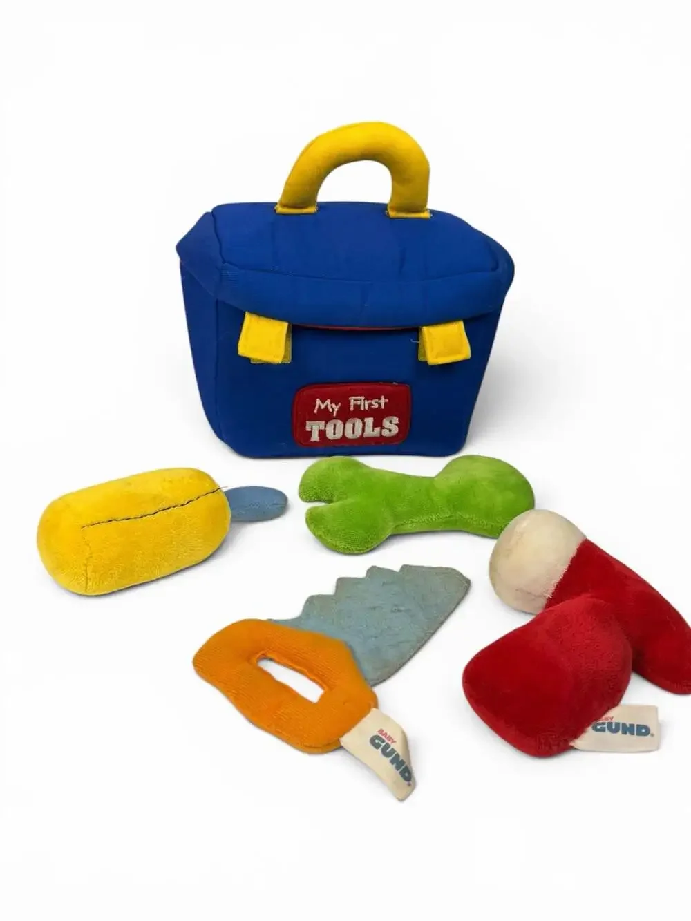 Baby GUND My First Tools Plush Playset with Toolbox and Soft Tools